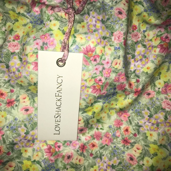 NWT LoveShackFancy Maelie Bow One-Piece Swimsuit in Daydream Multi - Picture 7 of 9